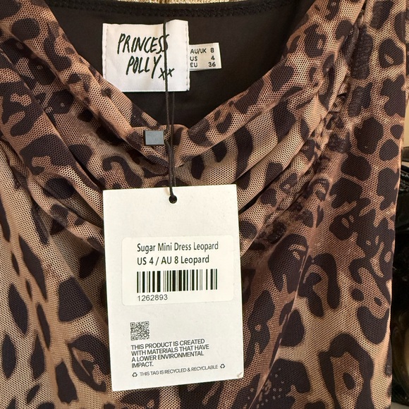 Princess Polly Leopard Print Mini Dress - Picture 2 of 5